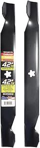 2-Blade Set for 42-in Cut Poulan Husqvarna Craftsman Mowers