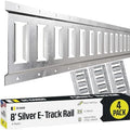 E Track Tie Down Rail Kit 8 ft (4 Pack) - Heavy Duty Galvanized