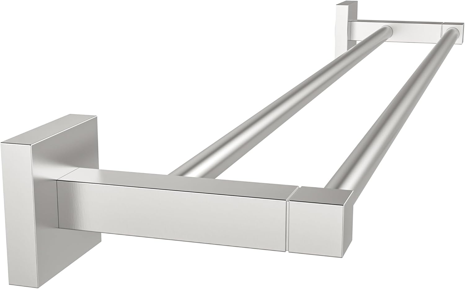 RUACQ Double Towel Bar 24 Inch Bath Towel Rack for Bathroom