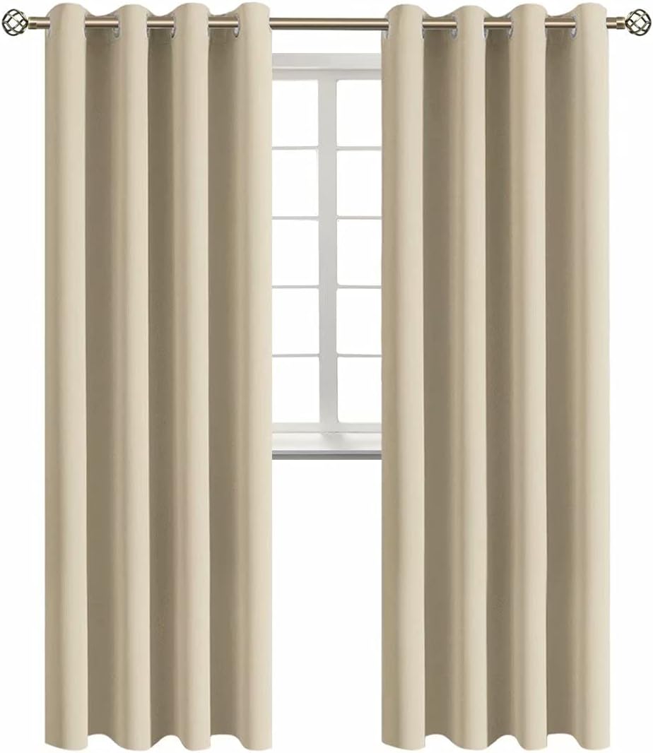 BGment Room Darkening Curtains for Bedroom - 95 Inch Panels