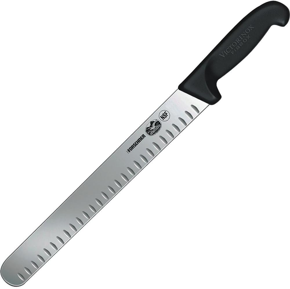 Victorinox Fibrox Pro 12-Inch Slicing Knife with Granton Edge