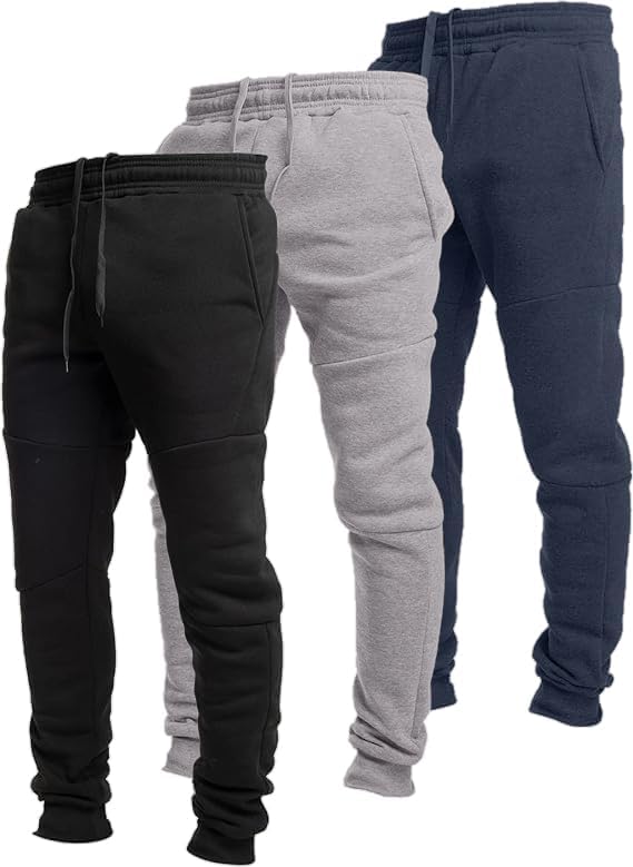 Ultra Performance Joggers for Men - Fleece Active Tech 3 Pack