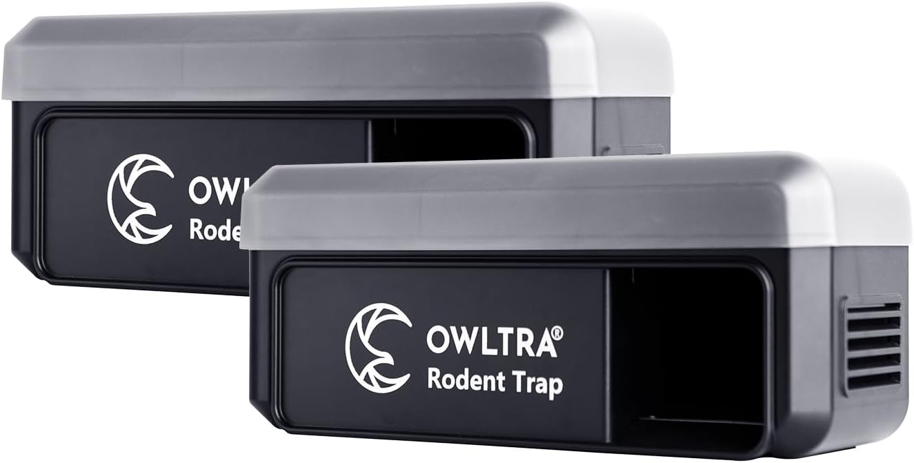 OWLTRA 2 Pack OW-7 Electric Rodent Trap for Mice and Rats