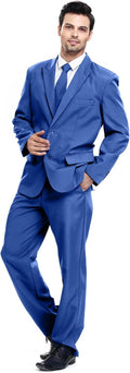 Men's Party Suit Solid Color Prom Suit - Festive Slim Fit