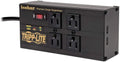 Isobar 4-Outlet Surge Protector with 2 USB Ports - Heavy-Duty