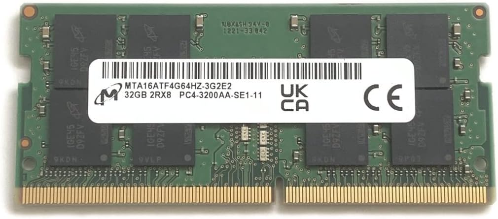 Micron SODIMM 32GB DDR4 3200 Laptop RAM for All Systems