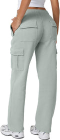 Women's relaxed fit elastic waist sweatpants by QINSEN for comfort