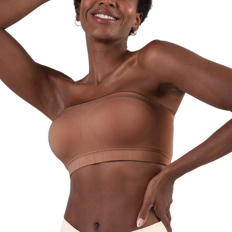 Truekind Wireless Strapless Bra for All-Day Comfort and Support