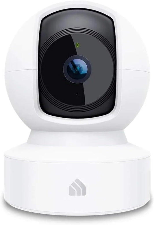 Kasa Pan/Tilt Smart Security Cam, 1080p HD, Night Vision, Motion Detect - Pet & Baby Monitor