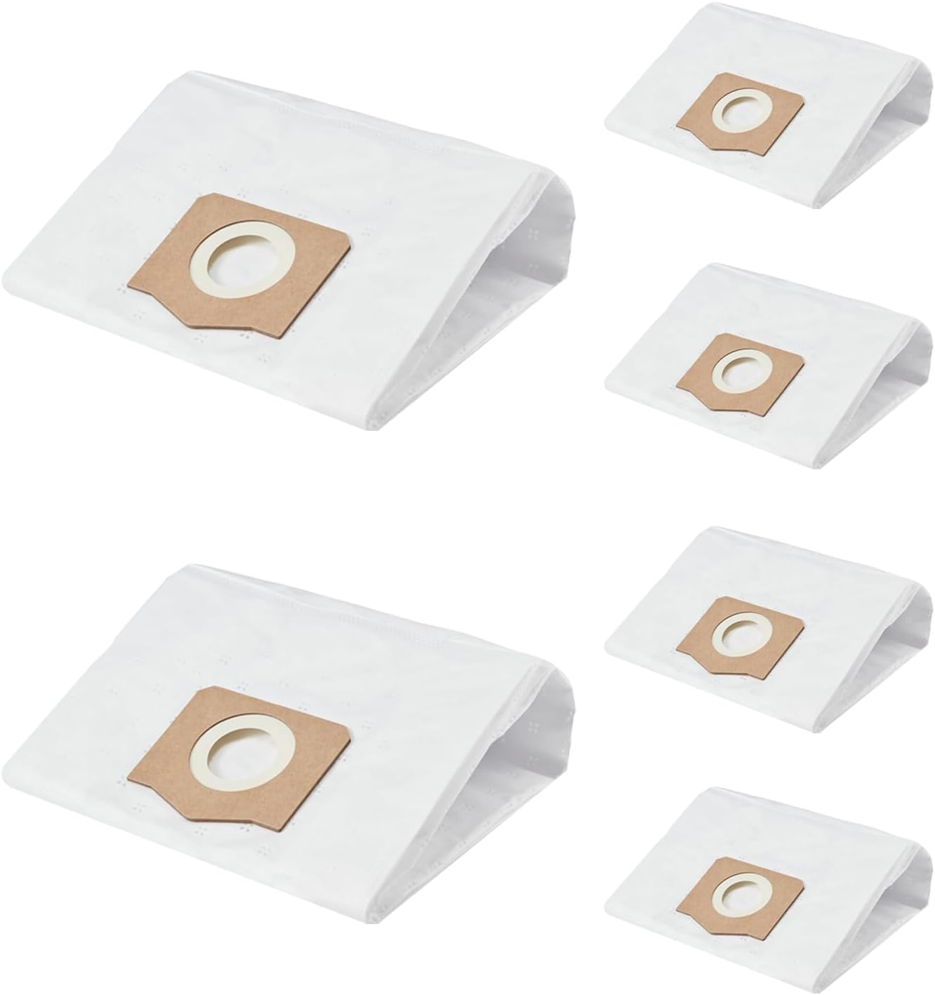 6 Pack Fleece Filter Bags for EGO 9 Gal Vacuum