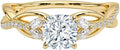 1-3 CT Moissanite Engagement Ring - Cushion Cut, Handcrafted