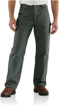 Carhartt Men's B111 Flannel Lined Washed Duck Loose Fit (Style 6WRO)