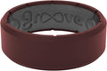 Groove Life Edge Silicone Ring - Breathable Comfort Fit for Men Rings