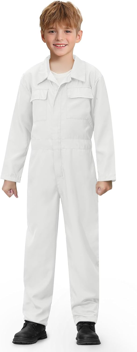 BesserBay Halloween Kids Long Sleeve Coveralls for Spooky Fun