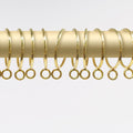 Coideal Open Curtain Rings with Eyelet - 20 Pack 1.5 in Gold