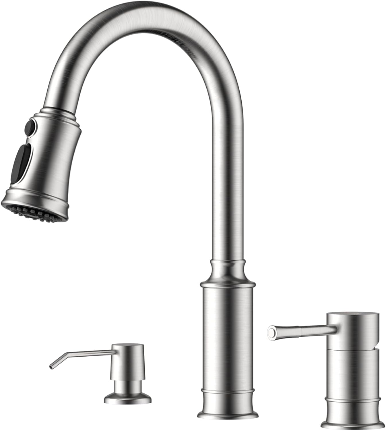 APPASO Kitchen Faucet with Soap Dispenser for Modern Kitchens