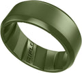 Men's Tactical Silicone Rings 9mm Wide 2.5mm Thick - Rugged Comfort