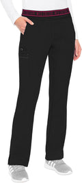 Women's Yoga Pull-On Scrub Pant with 7 Pockets - Comfortable Fit go