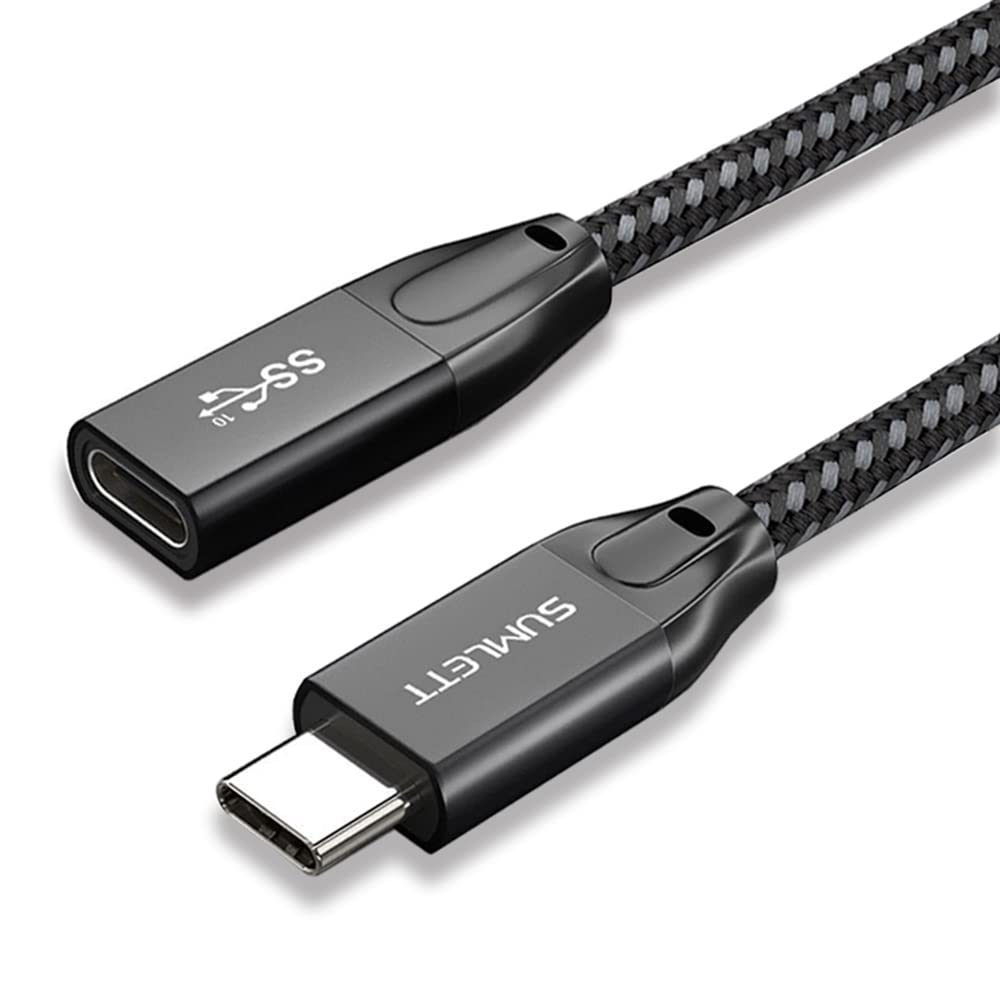 SUMLETT 2ft USB C Extension Cord - 100W Power Delivery