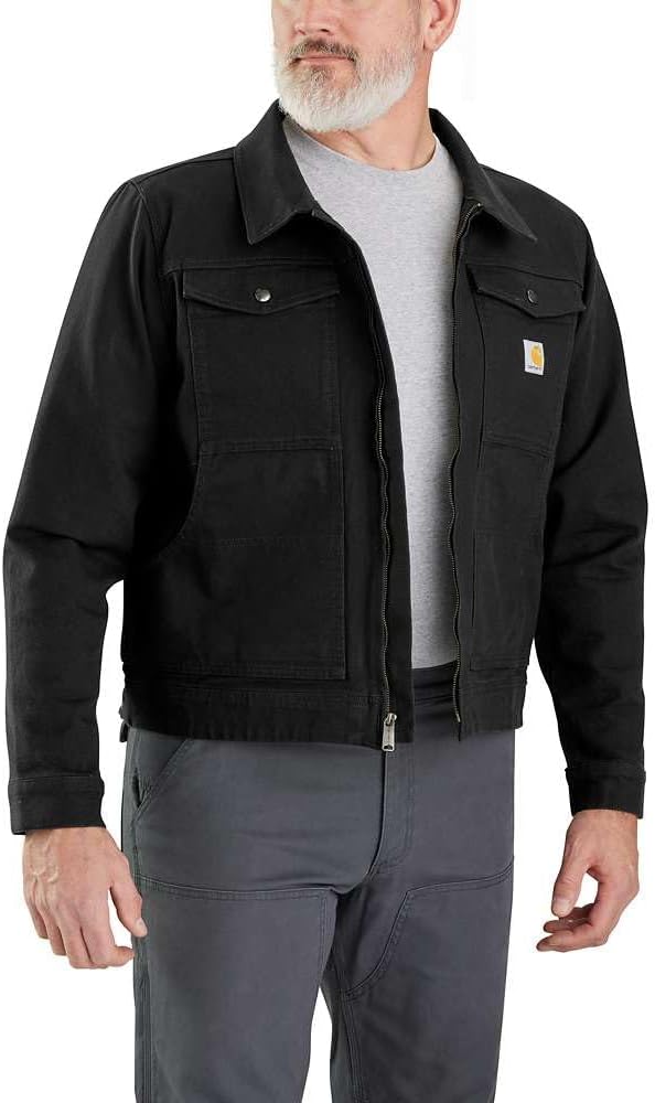 Carhartt Men's Rugged Flex Relaxed Fit Duck Jacket for Comfort