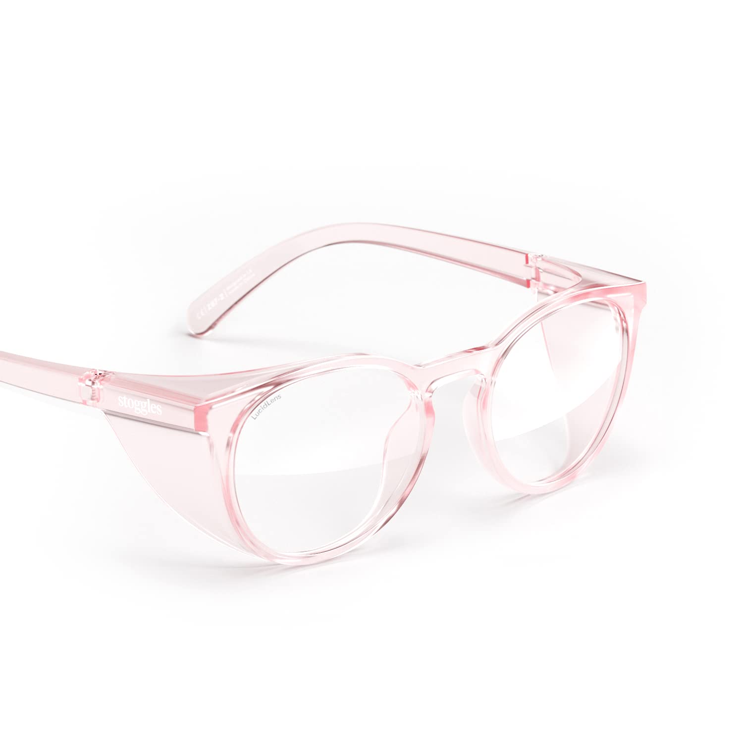Stoggles Round Z87.1 Certified Safety Glasses for Eye Protection