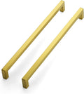 JOY DECOR 12 Pack Gold Cabinet Handles 11-1/3 in Hole Centers