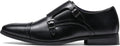 Bruno Marc Men's Monk Strap Slip On Loafers - Classic Dress Shoe