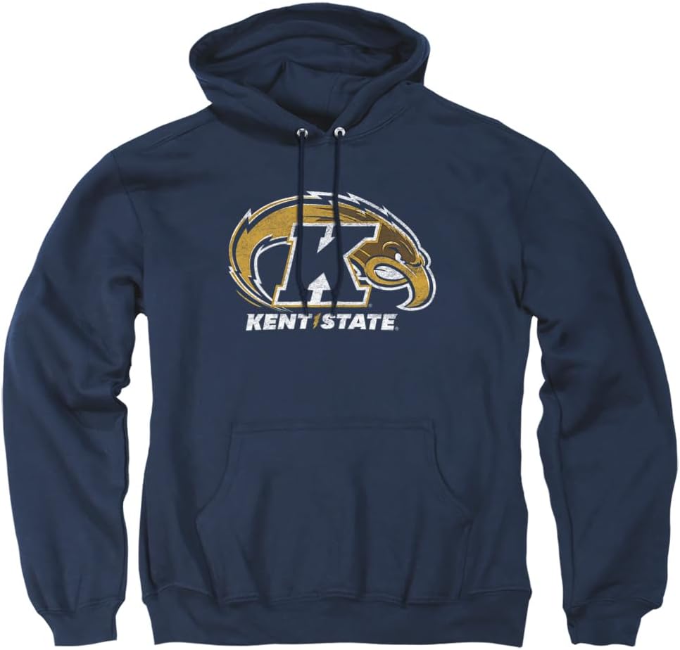 KENT STATE UNIVERSITY Distressed Primary Logo Hoodie for Fans