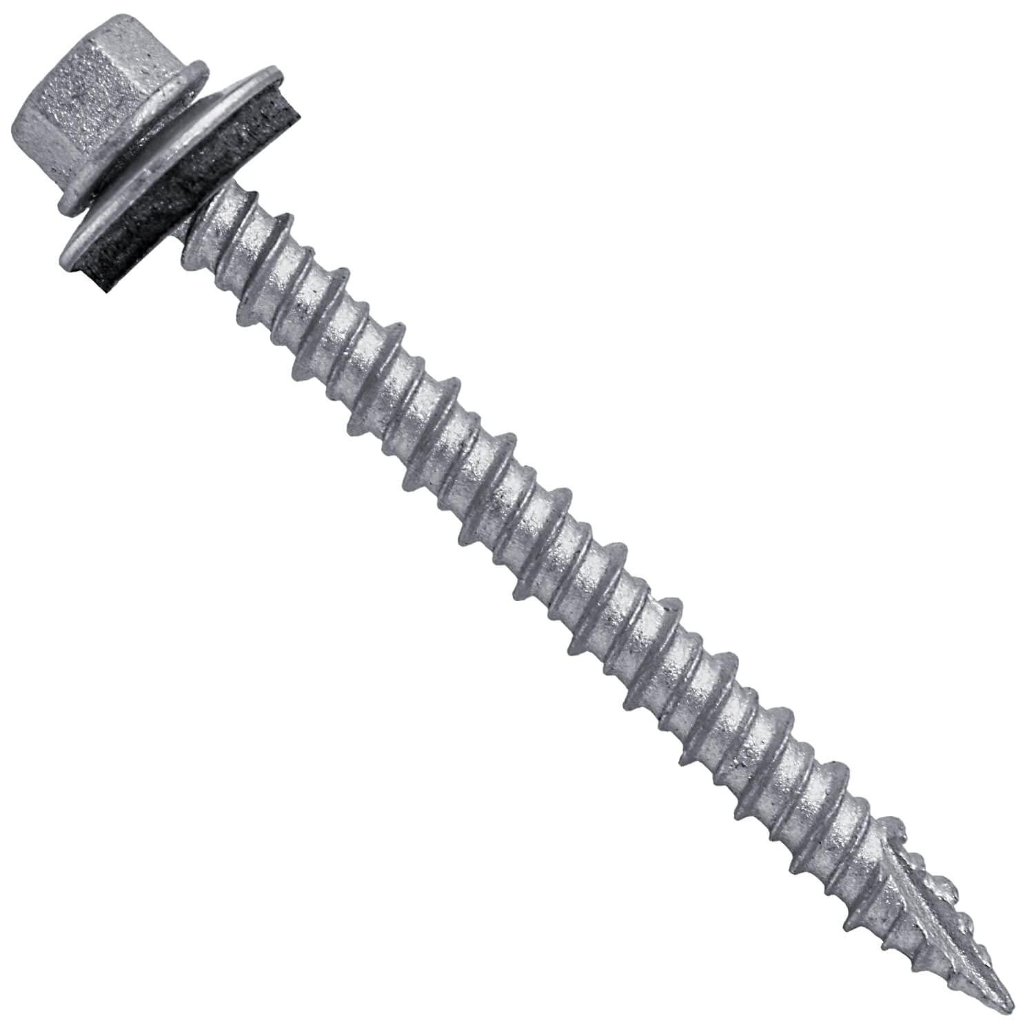 Metal Roofing Screws: 10 x 2 Galvanized Hex Head for Roofing