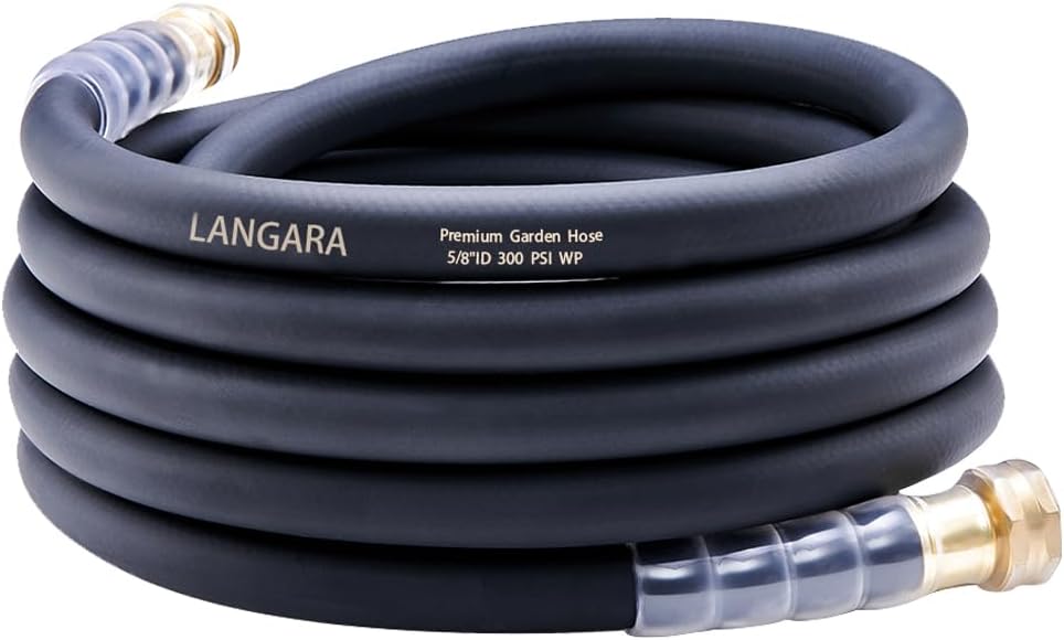 Heavy Duty Premium Garden Hose with Transparent Swivel Handle