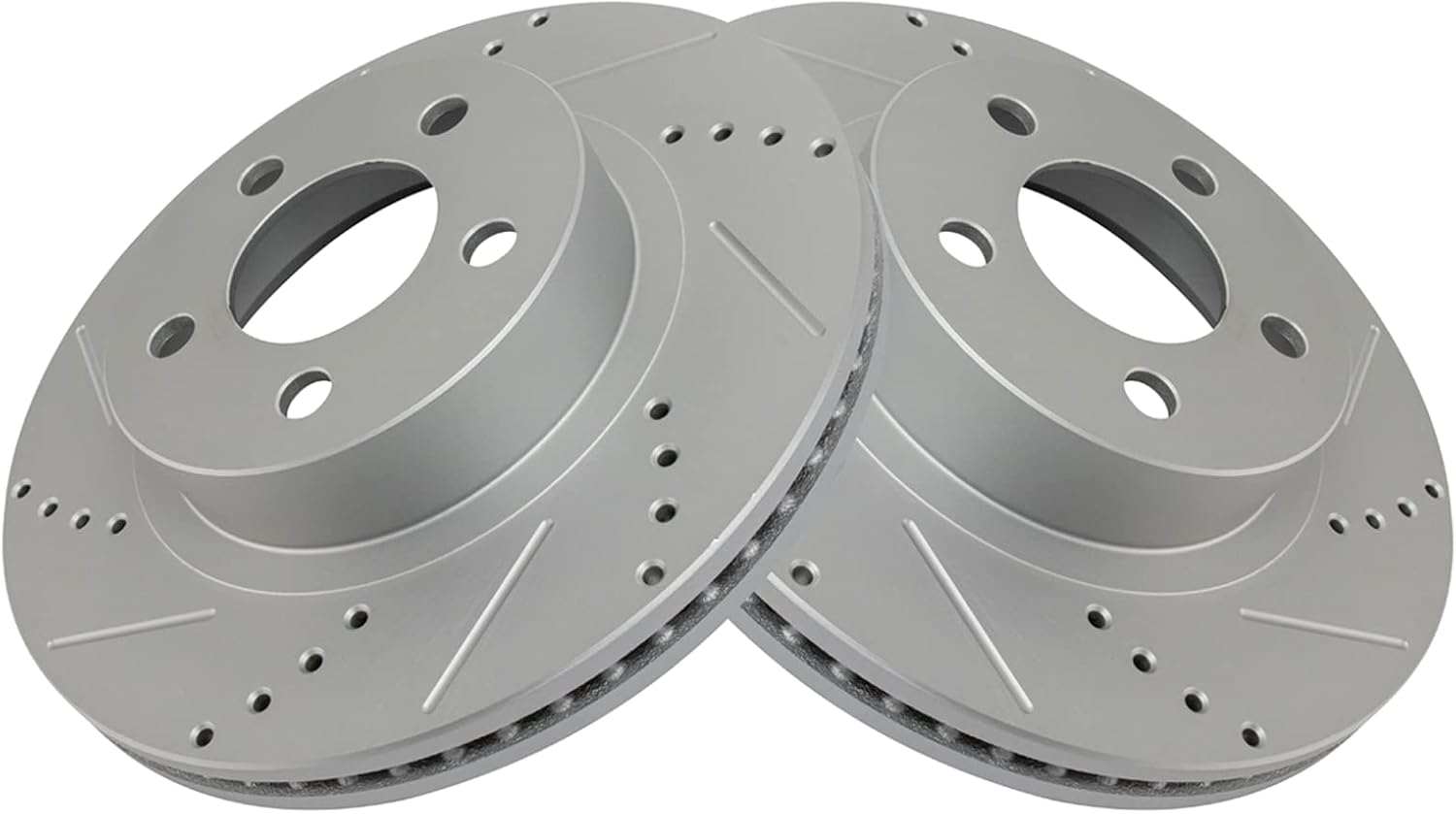 TRQ Front Performance Brake Rotors Set for Ford Explorer Sport