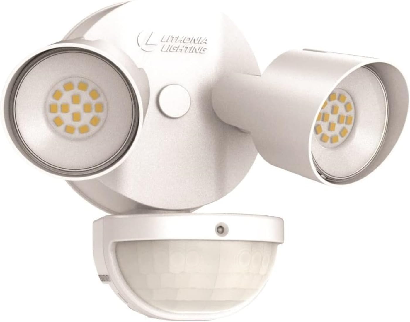 HomeGuard 2-Light LED Outdoor Flood Lights with Motion Sensor