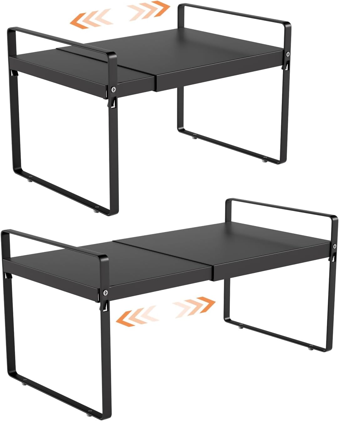 Expandable Cabinet Shelf Organizer for Kitchen Pantry Storage