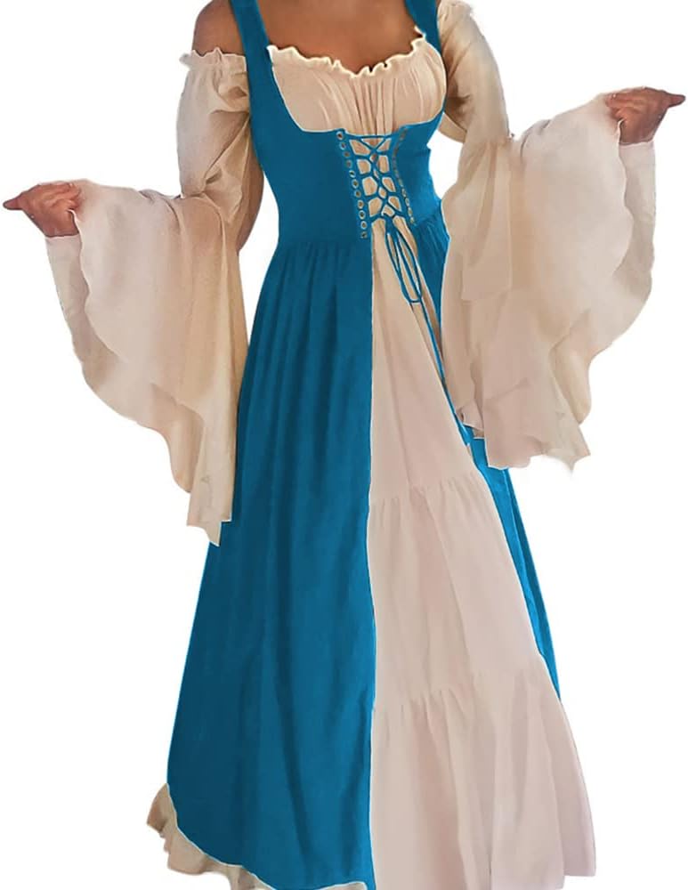 Abaowedding Womens Medieval Renaissance Costume Cosplay Dress