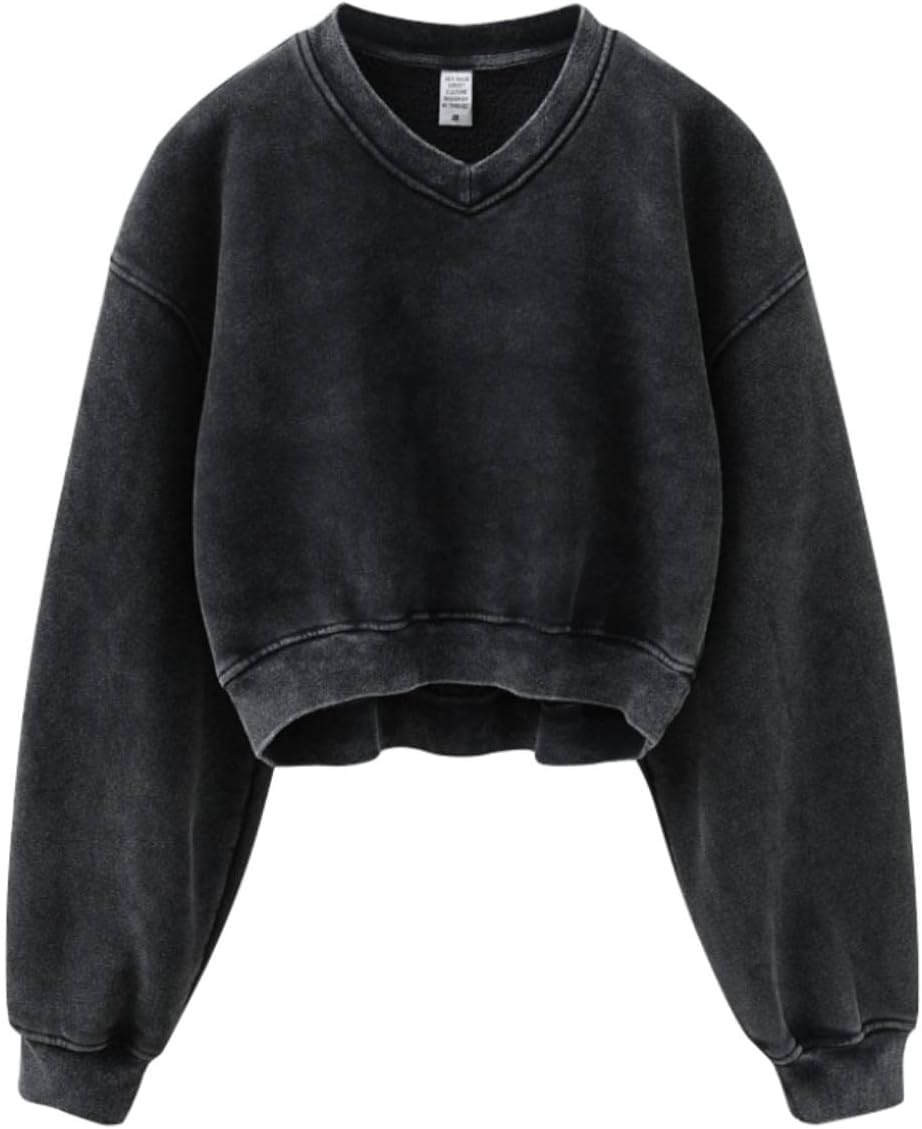 Heritage Fleece V-Neck Sweatshirt by Hatant
