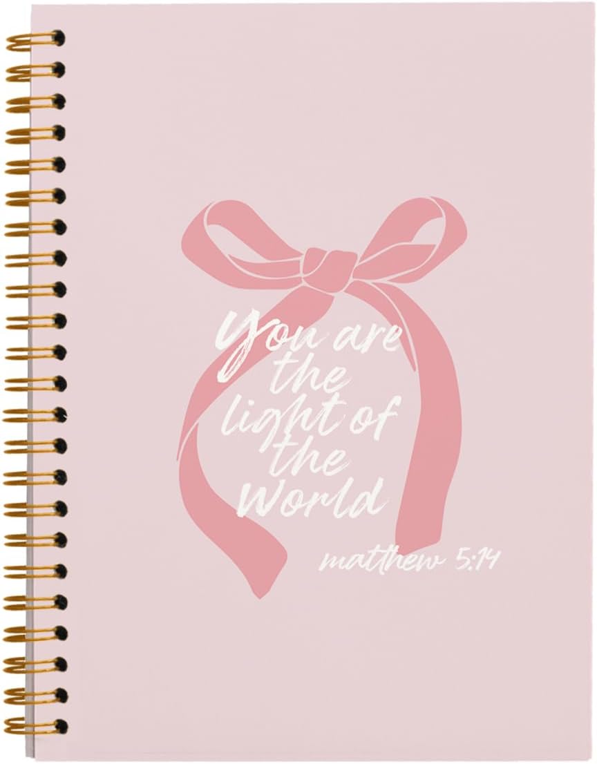 Bible Study Pink Bow Notebook - Gorgeous & Practical!