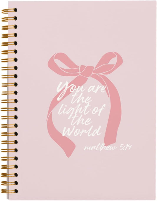 Bible Study Pink Bow Notebook - Gorgeous & Practical!