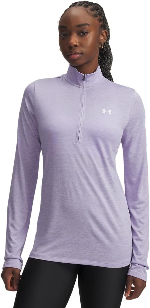 Under Armour Women's Tech Twist Quarter Zip for Active Comfort
