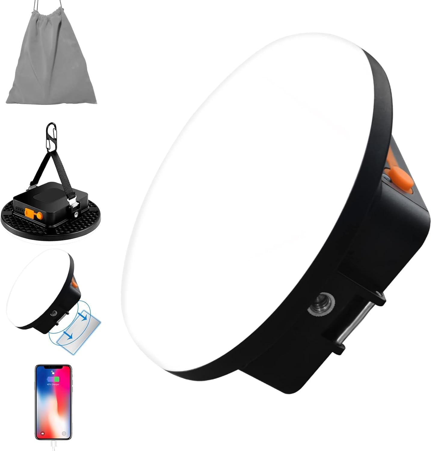 Portable 10000mAh Rechargeable LED Lantern
