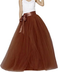 EllieHouse Womens Long Tutu Tulle Skirt PC05 - Puffy Party Tulle Night