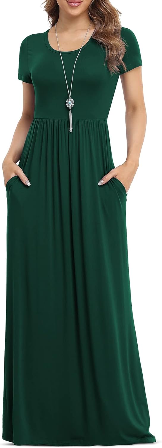 VIISHOW Women's Casual Maxi Dresses with Pockets for Every Occasion