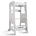Kitchen Step Stool Toddler Tower with Safety Rail - Adjustable Helper