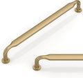 10 Pack Champagne Bronze Cabinet Pulls 7.5 in CC - Durable Zinc Alloy