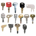 RAParts Set of 16 Ignition Keys for Heavy Equipment - Replacement Kit
