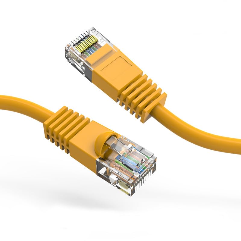 Cat 5e Ethernet Patch Cable 200ft Yellow for High Performance