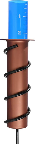 7.8 in Large Rain Gauge Outdoor Freeze Proof - Easy Read Yard Tool