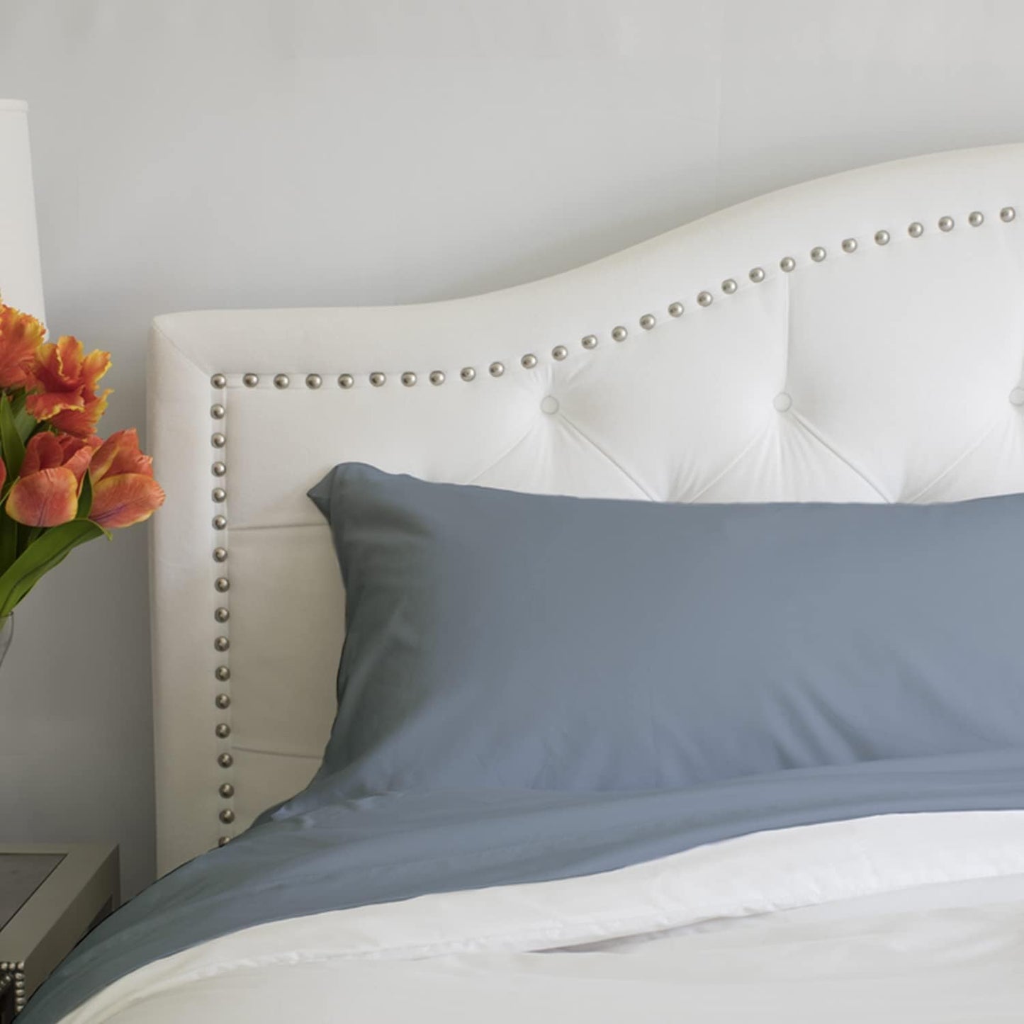 PeachSkinSheets French Blue Sheet Set for Hot Sleepers XL Full