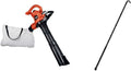 BLACK+DECKER 3-in-1 Electric Leaf Blower with Gutter Attachment