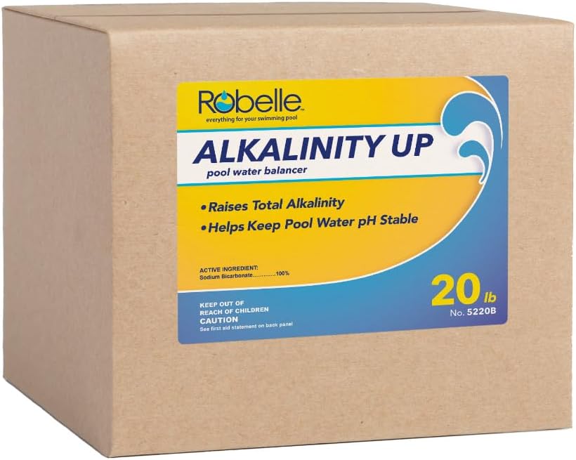 Robelle 20-Pounds Premium Alkalinity Up for Pools - Sodium Bicarbonate