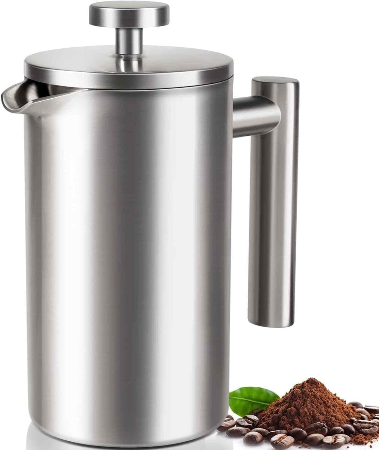Durable Stainless Steel French Press for Rich Coffee Anywhere